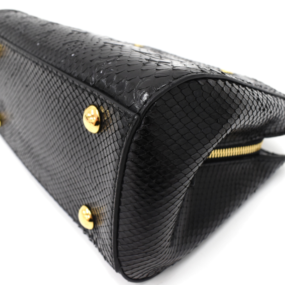 Louis Vuitton Montaigne Bb 2-Way Python Leather N… - image 6